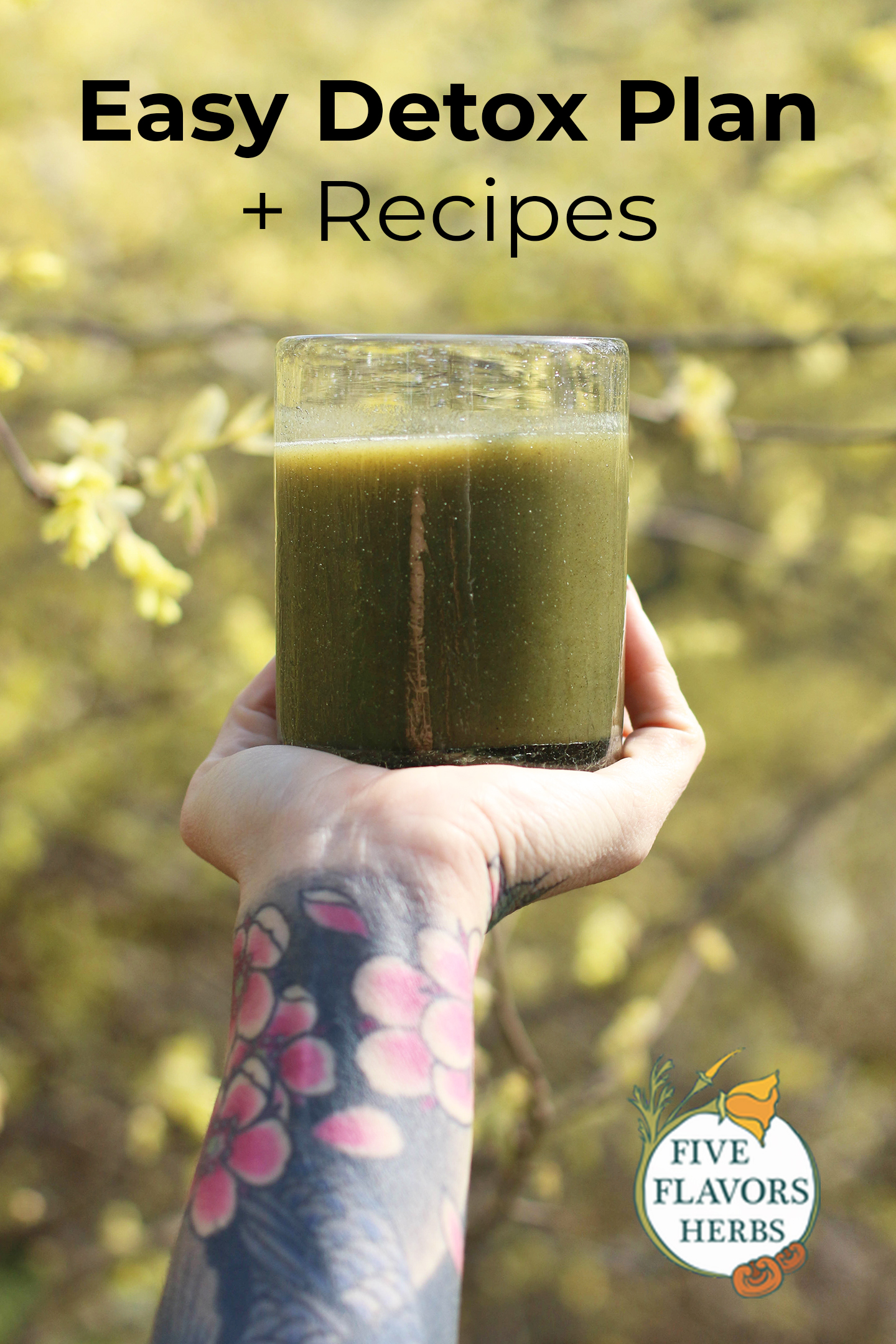 3-day-detox-plan-pin-with-tattooed-arm-holding-glass-of-green-juice